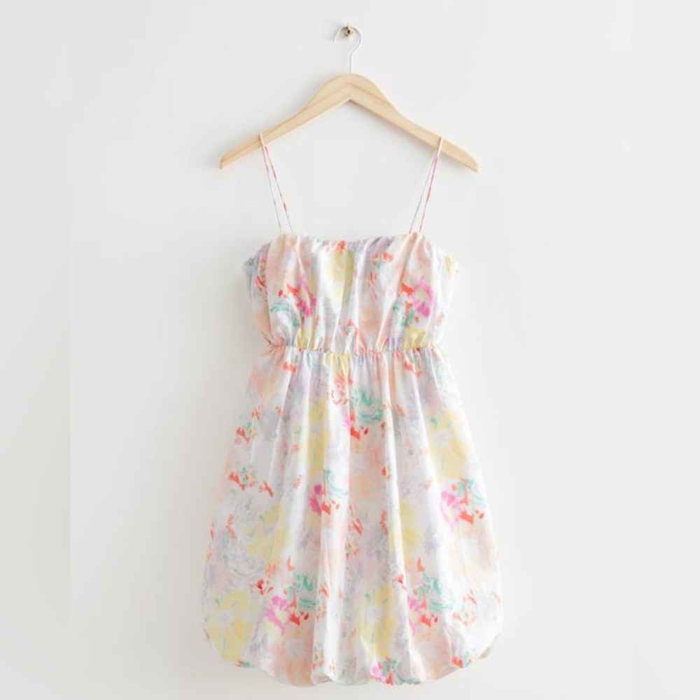& Other Stories Bubble Mini Dress